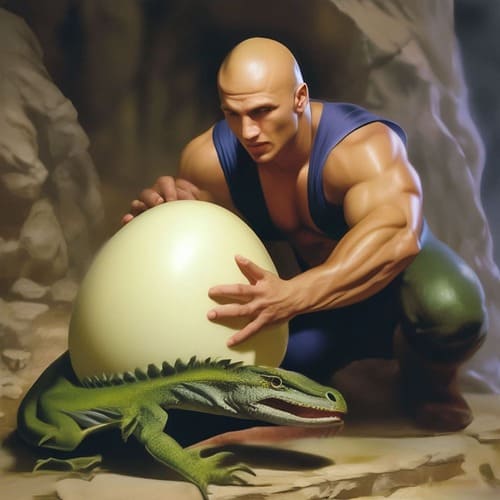 Славянский зажим яйцами
